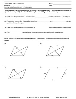 33 Parallelogram Proofs Worksheet With Answers - Worksheet Database