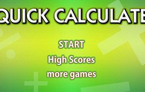 Quick Calculate Math Game