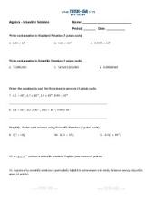 Free Pre-Algebra Worksheets & Printables with Answers