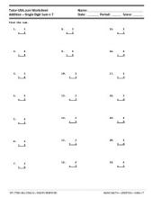 PDF: Basic Math, 1st Grade Math - addition