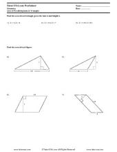 free geometry worksheets printables with answers