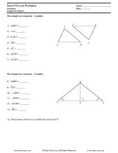 free geometry worksheets printables with answers