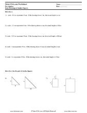 PDF: Pre-Algebra - ratios, similar figures, scale drawings