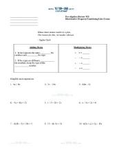 Free Pre-Algebra Worksheets & Printables with Answers