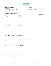 PDF: Pre-Algebra - fractions