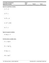 PDF: Trigonometry - Logarithms