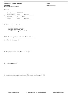 PDF: Geometry - inverses, contrapostives