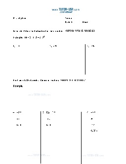 PDF: Pre-Algebra - prime factorization, gcf